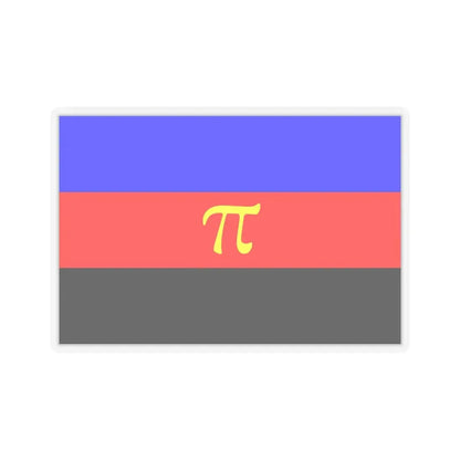 Polyamory Pride Flag - STICKER Vinyl Kiss-Cut Decal 6 Inch Transparent - The Sticker Space