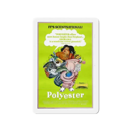 POLYESTER 1981 Movie Poster - Refrigerator Magnet 2 Inch Die-Cut - The Sticker Space