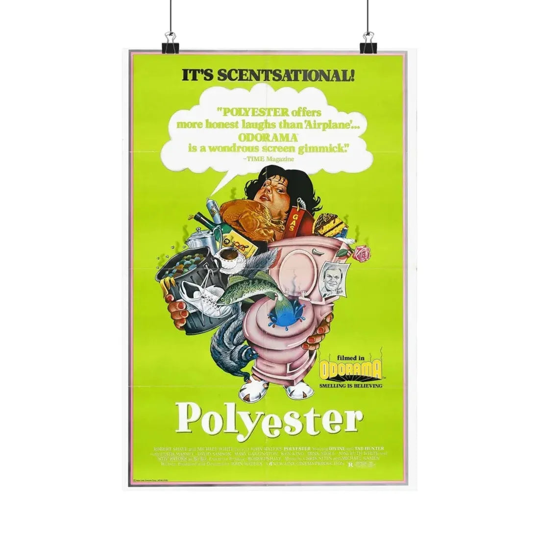 POLYESTER 1981 - Paper Movie Poster - The Sticker Space
