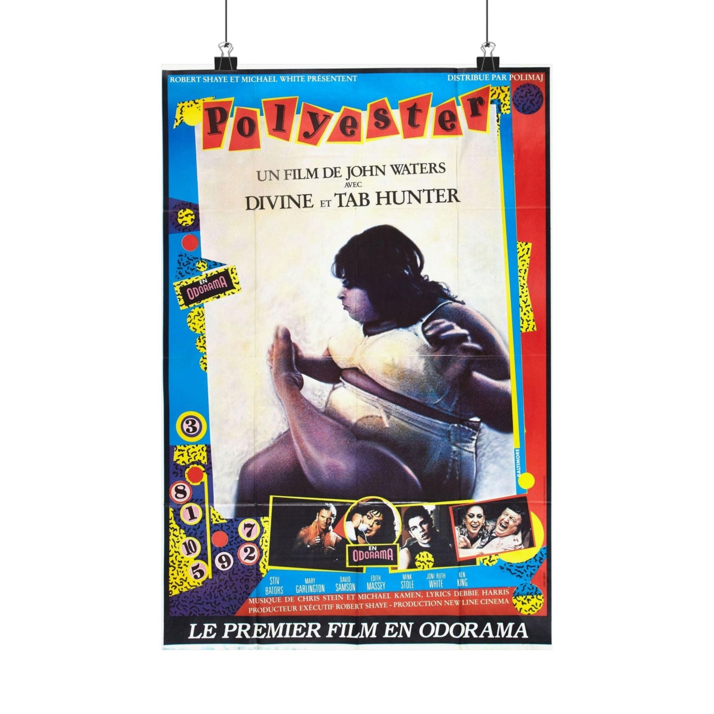 POLYESTER (FRENCH) 1981 - Paper Movie Poster-12″ x 18″-The Sticker Space