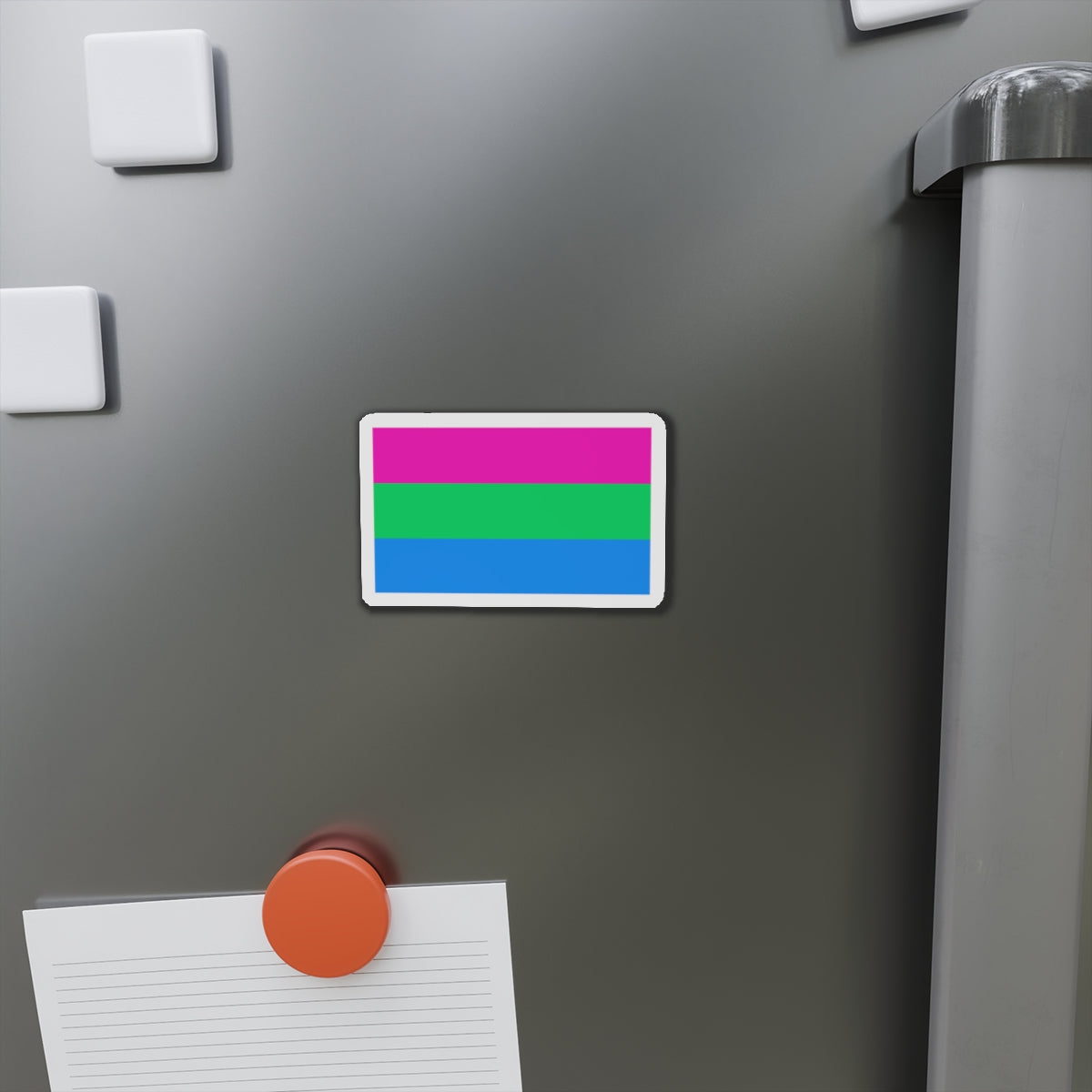 Polysexuality Pride Flag - Die-Cut Magnet-The Sticker Space