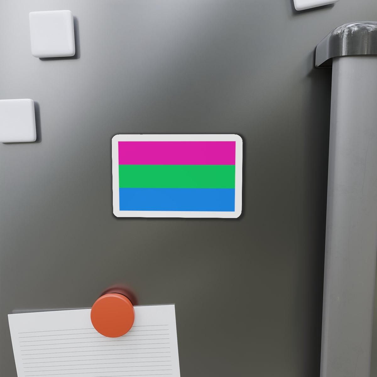 Polysexuality Pride Flag - Die-Cut Magnet-The Sticker Space