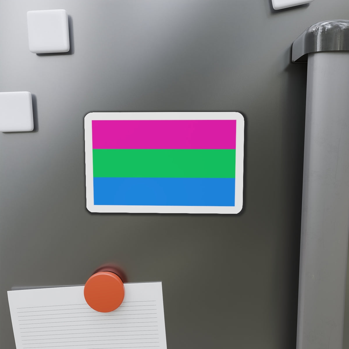 Polysexuality Pride Flag - Die-Cut Magnet-The Sticker Space