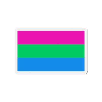 Polysexuality Pride Flag - Die-Cut Magnet-4" x 4"-The Sticker Space