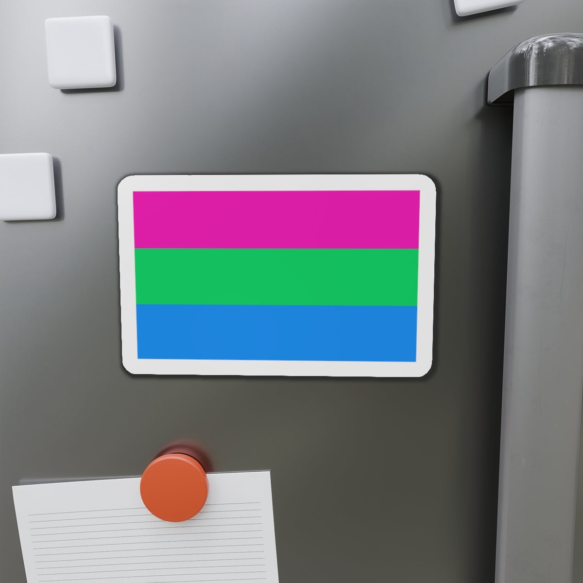 Polysexuality Pride Flag - Die-Cut Magnet-The Sticker Space