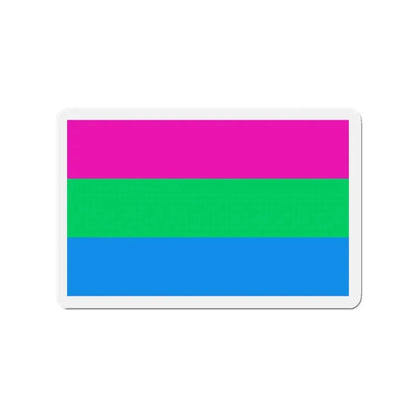 Polysexuality Pride Flag - Refrigerator Magnet 2 Inch - The Sticker Space