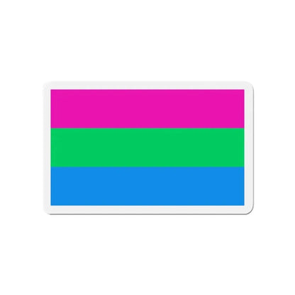 Polysexuality Pride Flag - Refrigerator Magnet 4 Inch - The Sticker Space