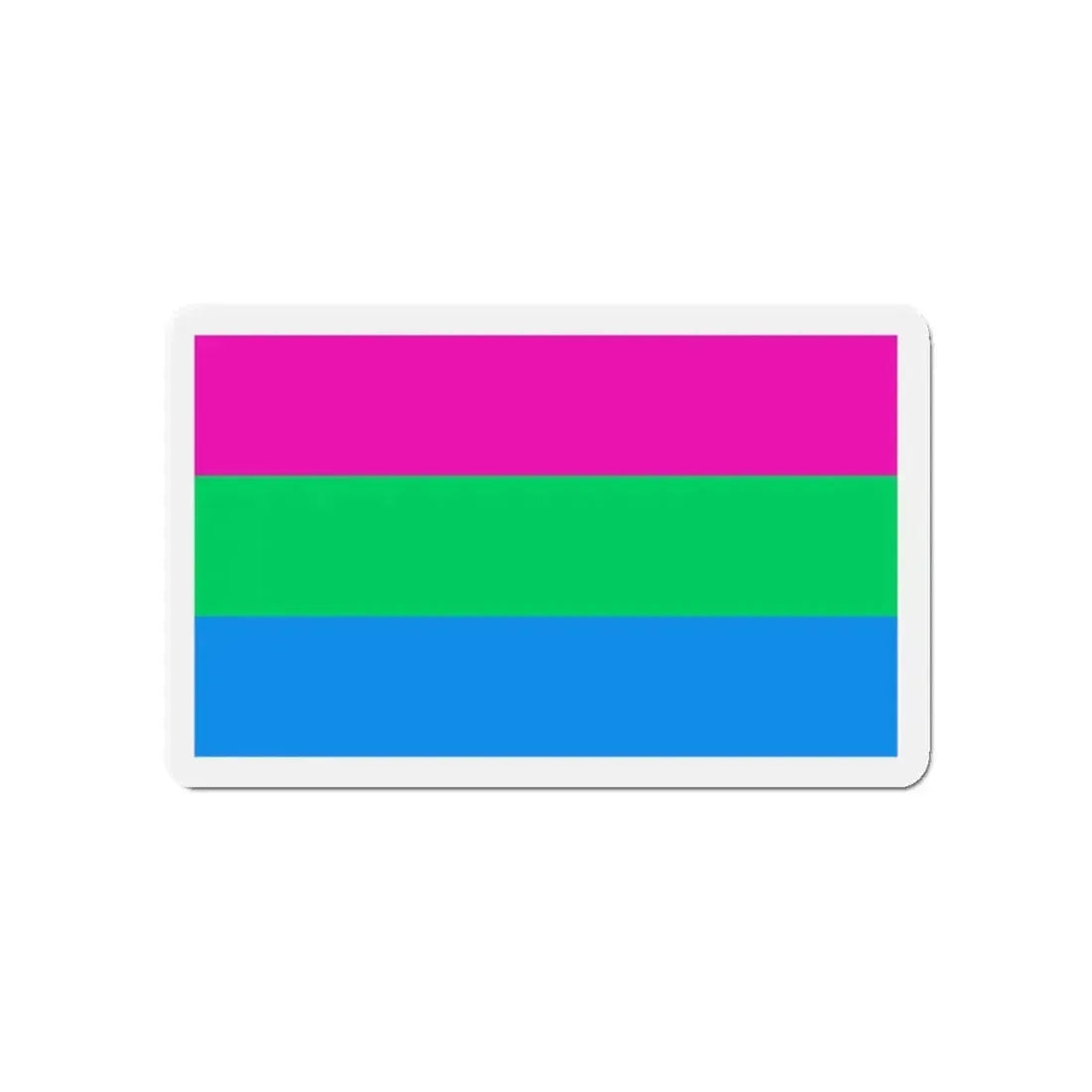 Polysexuality Pride Flag - Refrigerator Magnet 5 Inch - The Sticker Space