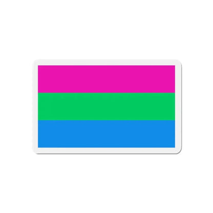 Polysexuality Pride Flag - Refrigerator Magnet 5 Inch - The Sticker Space