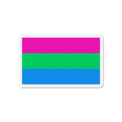 Polysexuality Pride Flag - Refrigerator Magnet 6 Inch - The Sticker Space