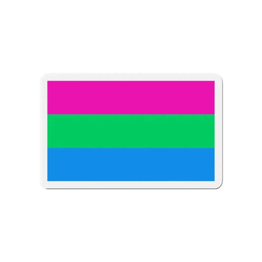 Polysexuality Pride Flag - Refrigerator Magnet 6 Inch - The Sticker Space