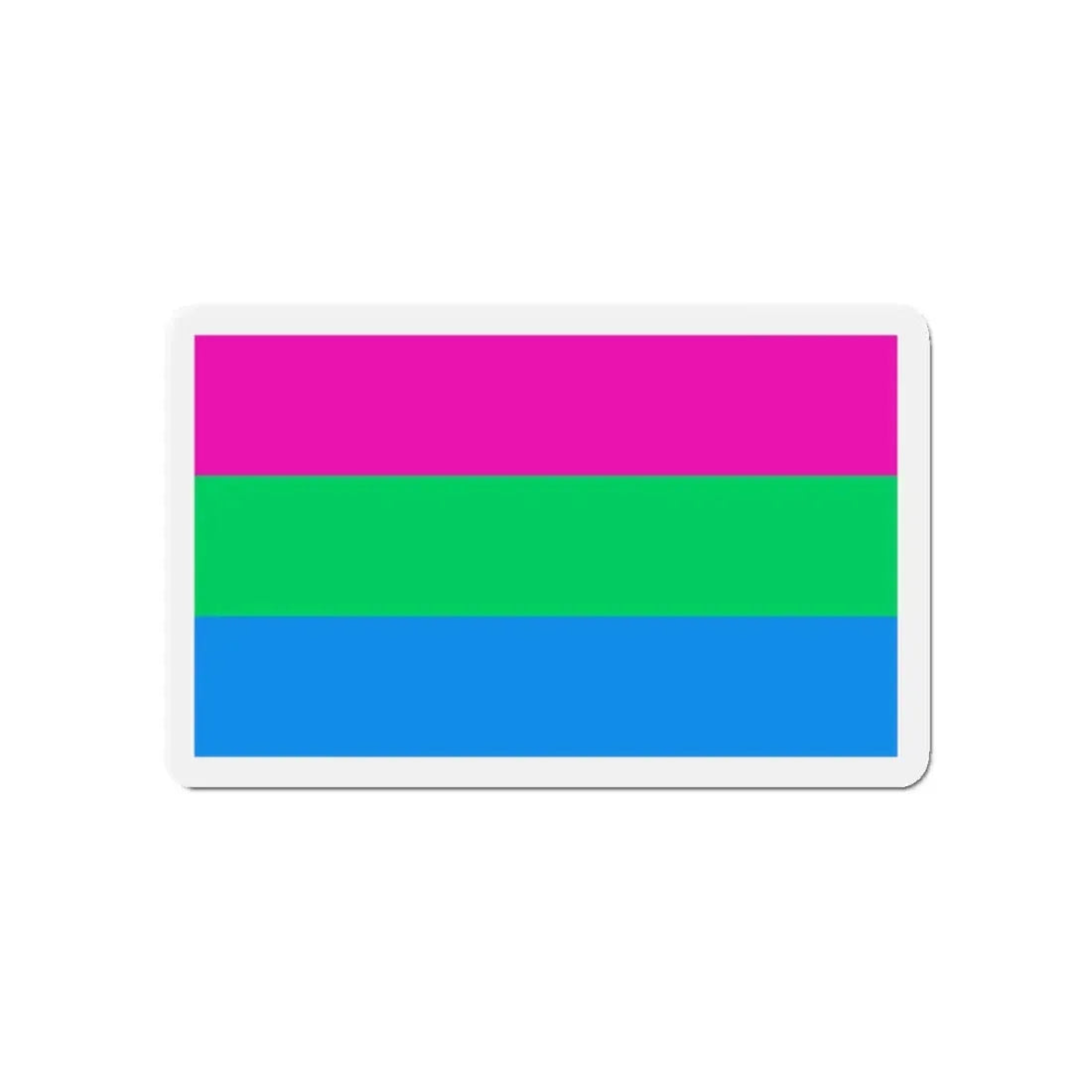 Polysexuality Pride Flag - Refrigerator Magnet - The Sticker Space