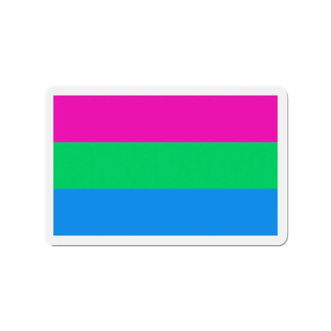 Polysexuality Pride Flag - Refrigerator Magnet - The Sticker Space