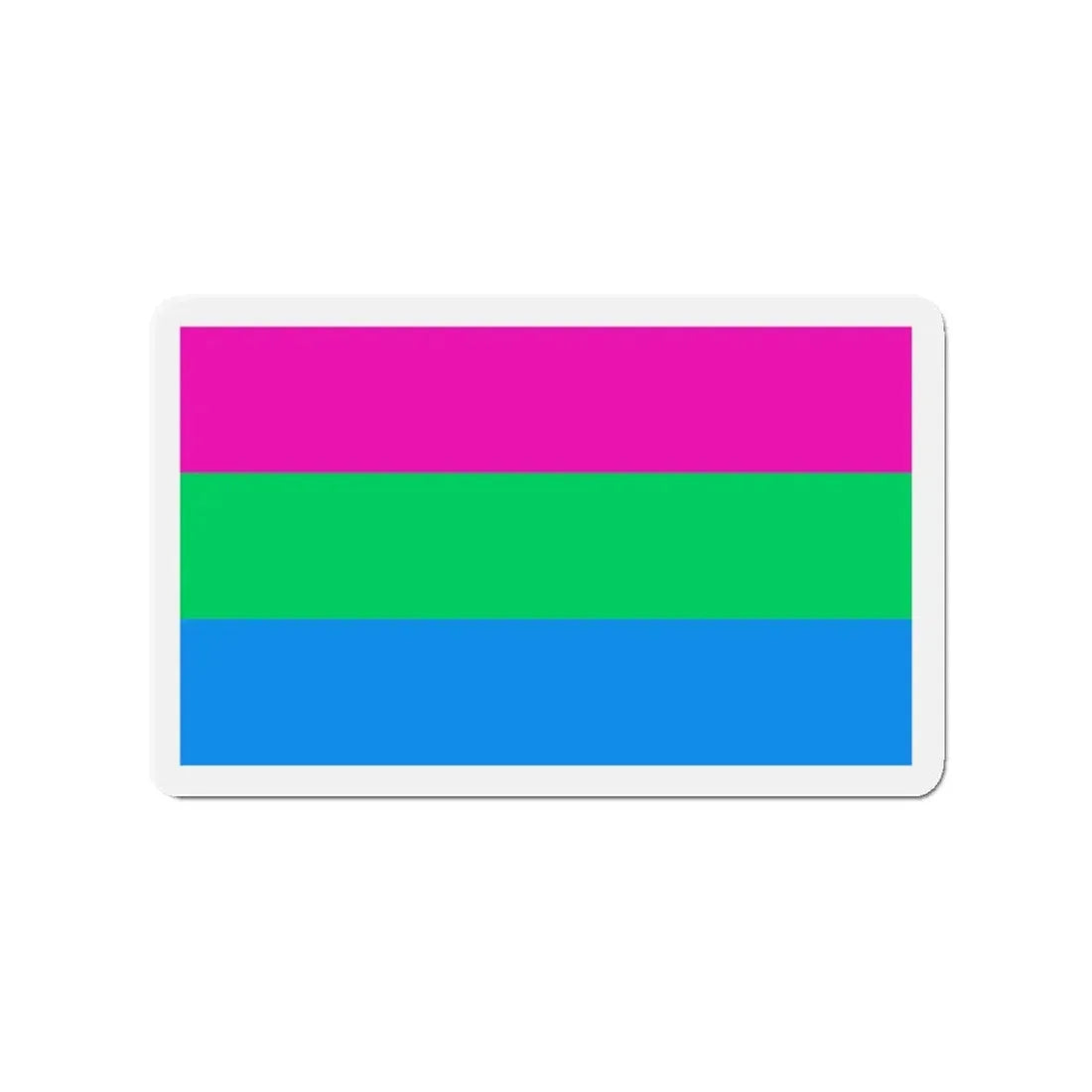 Polysexuality Pride Flag - Refrigerator Magnet - The Sticker Space