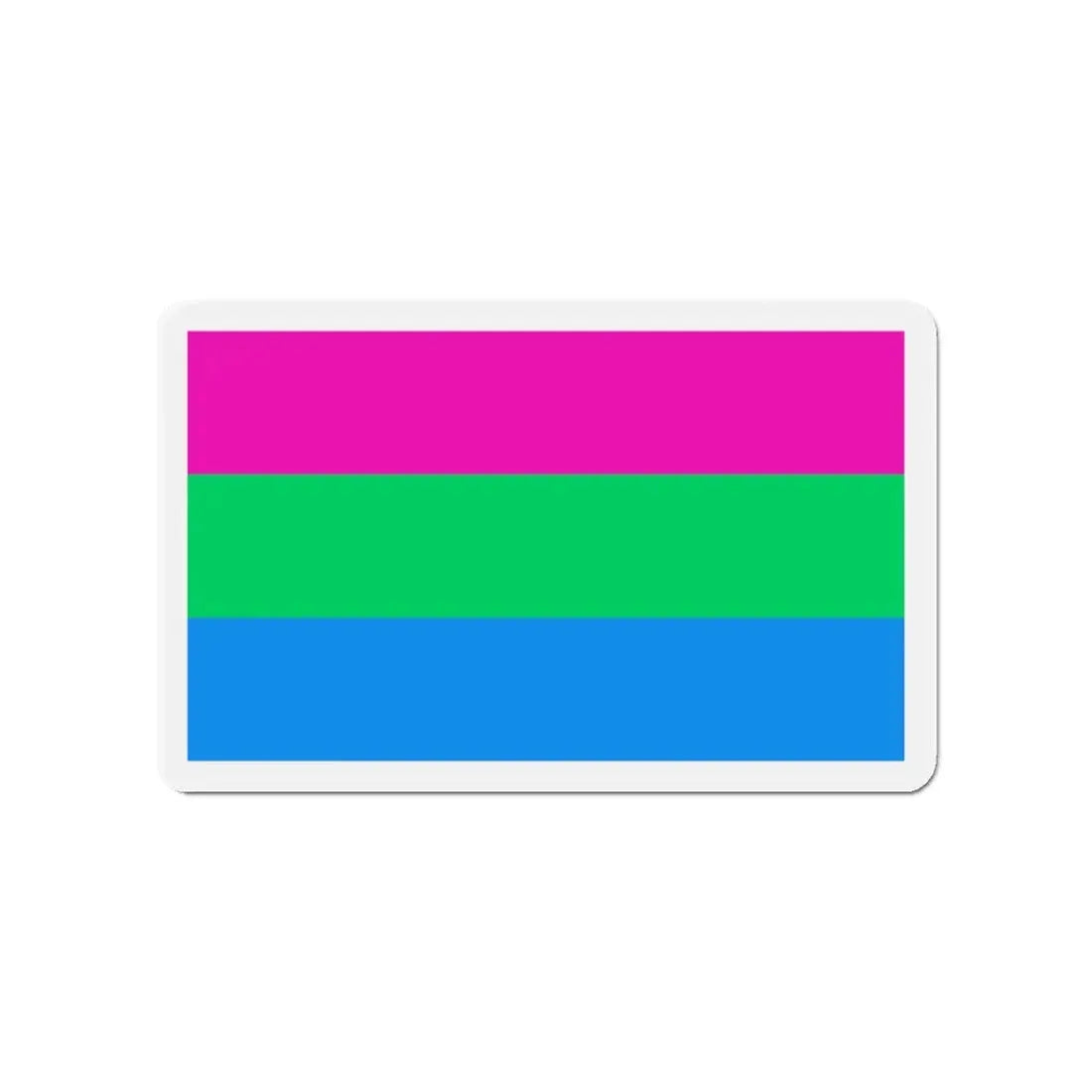 Polysexuality Pride Flag - Refrigerator Magnet - The Sticker Space