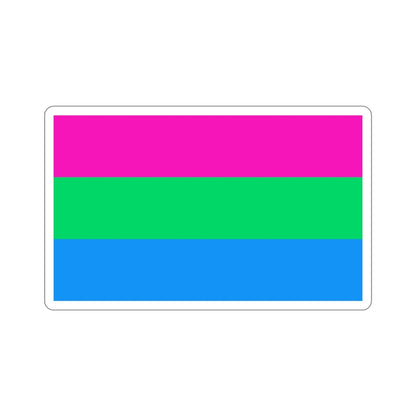 Polysexuality Pride Flag STICKER Vinyl Die-Cut Decal-4 Inch-The Sticker Space