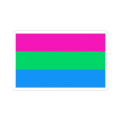 Polysexuality Pride Flag STICKER Vinyl Die-Cut Decal-6 Inch-The Sticker Space