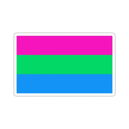 Polysexuality Pride Flag STICKER Vinyl Die-Cut Decal - The Sticker Space
