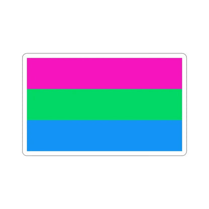 Polysexuality Pride Flag STICKER Vinyl Die-Cut Decal - The Sticker Space