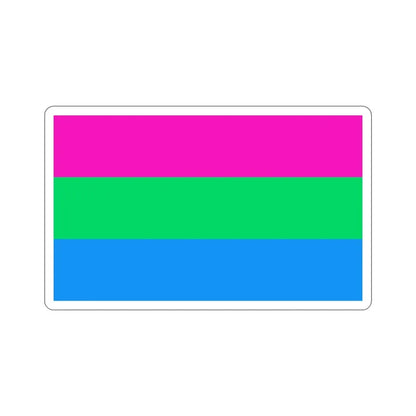 Polysexuality Pride Flag STICKER Vinyl Die-Cut Decal - The Sticker Space