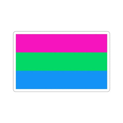 Polysexuality Pride Flag STICKER Vinyl Die-Cut Decal - The Sticker Space