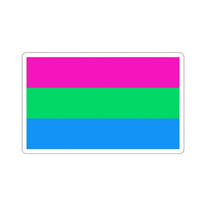 Polysexuality Pride Flag STICKER Vinyl Die-Cut Decal - The Sticker Space