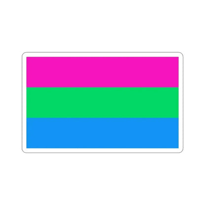 Polysexuality Pride Flag STICKER Vinyl Die-Cut Decal - The Sticker Space