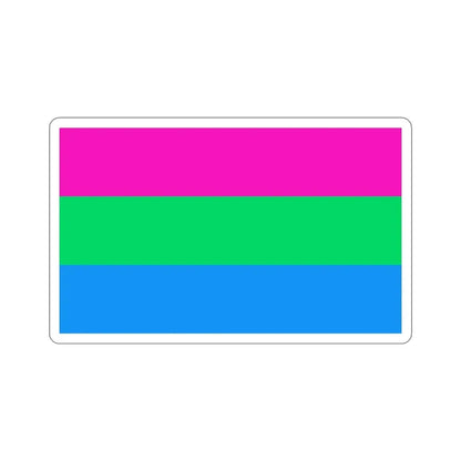 Polysexuality Pride Flag STICKER Vinyl Die-Cut Decal - The Sticker Space