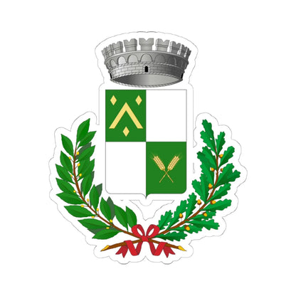 Ponso-Stemma (Italy) (Coat of Arms) STICKER Vinyl Kiss-Cut Decal 6 Inch White - The Sticker Space