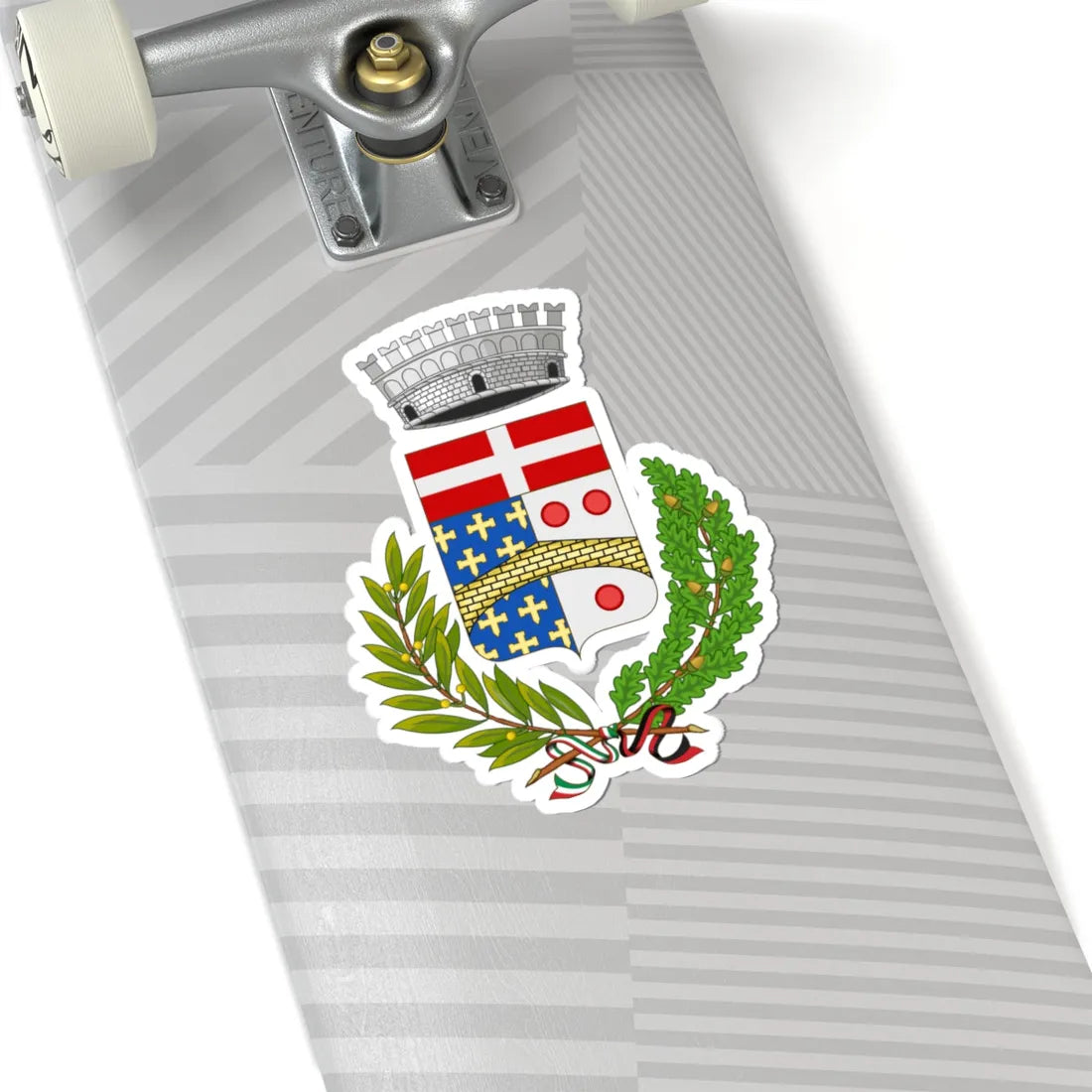 Pontboset-Stemma (Italy) (Coat of Arms) STICKER Vinyl Kiss-Cut Decal - The Sticker Space