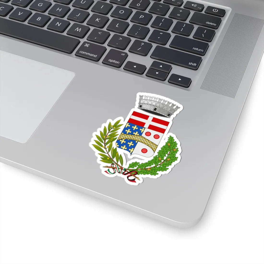 Pontboset-Stemma (Italy) (Coat of Arms) STICKER Vinyl Kiss-Cut Decal - The Sticker Space