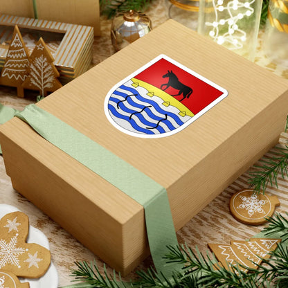 PonteTresa-coat of arms (Switzerland) (Coat of Arms) STICKER Vinyl Kiss-Cut Decal - The Sticker Space