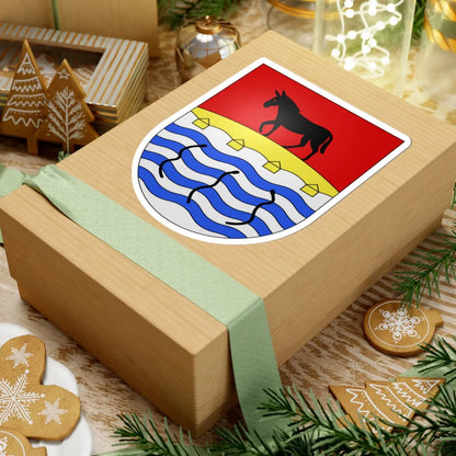 PonteTresa-coat of arms (Switzerland) (Coat of Arms) STICKER Vinyl Kiss-Cut Decal - The Sticker Space