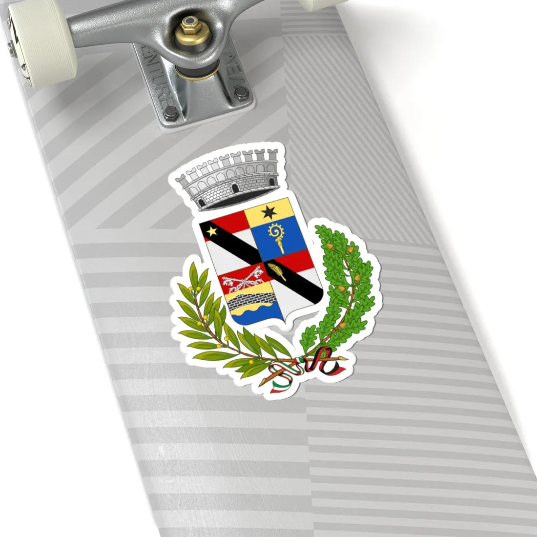 Pontey-Stemma (Italy) (Coat of Arms) STICKER Vinyl Kiss-Cut Decal - The Sticker Space