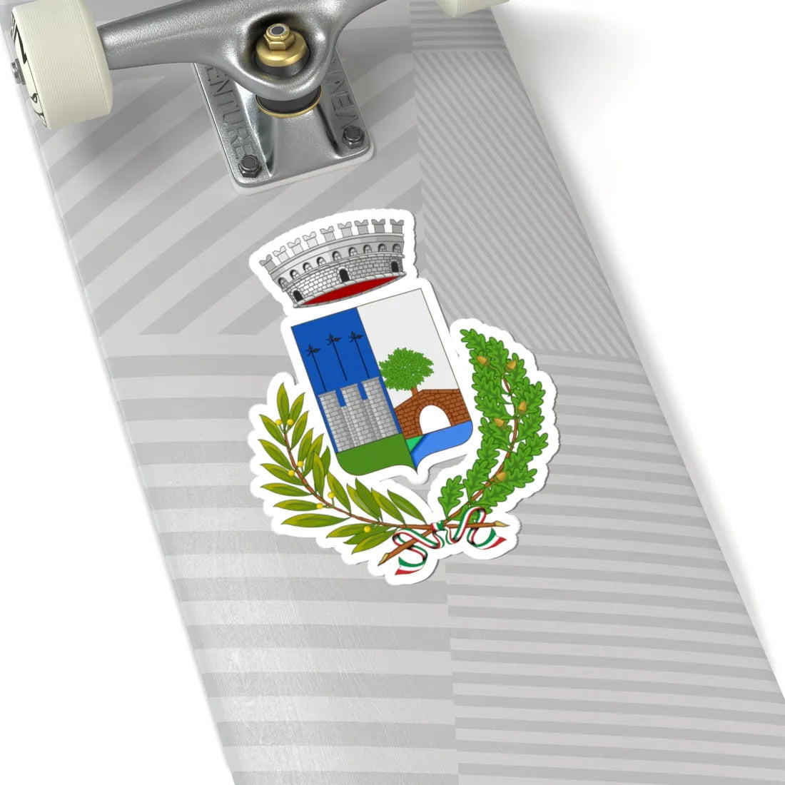 Pontinvrea-Stemma (Italy) (Coat of Arms) STICKER Vinyl Kiss-Cut Decal - The Sticker Space
