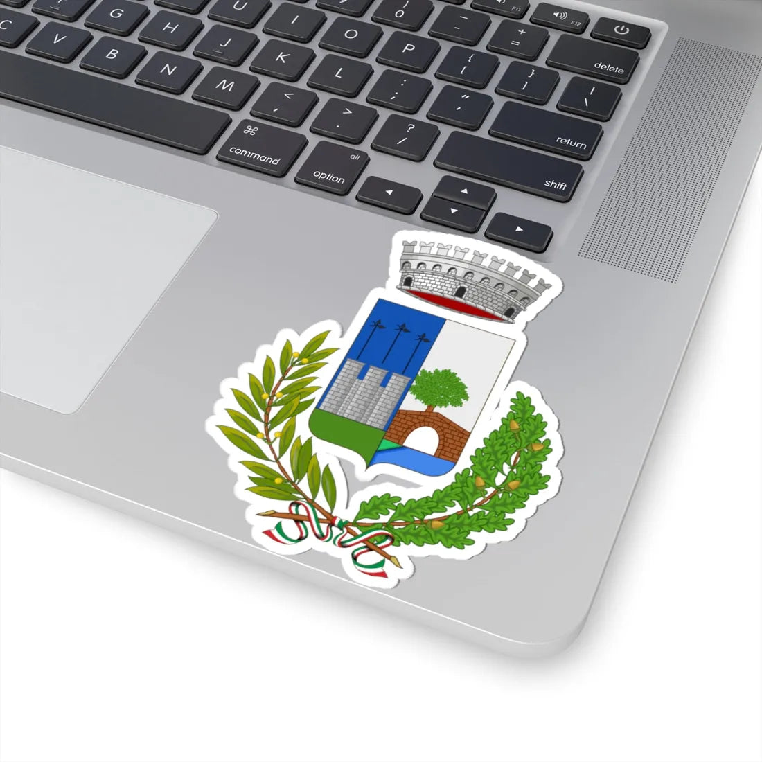 Pontinvrea-Stemma (Italy) (Coat of Arms) STICKER Vinyl Kiss-Cut Decal - The Sticker Space