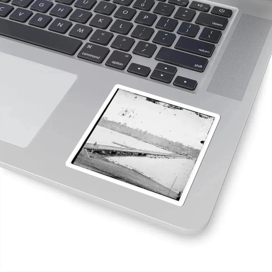 Pontoon Bridge Across the James River-2 (U.S. Civil War) STICKER Vinyl Kiss-Cut Decal - The Sticker Space