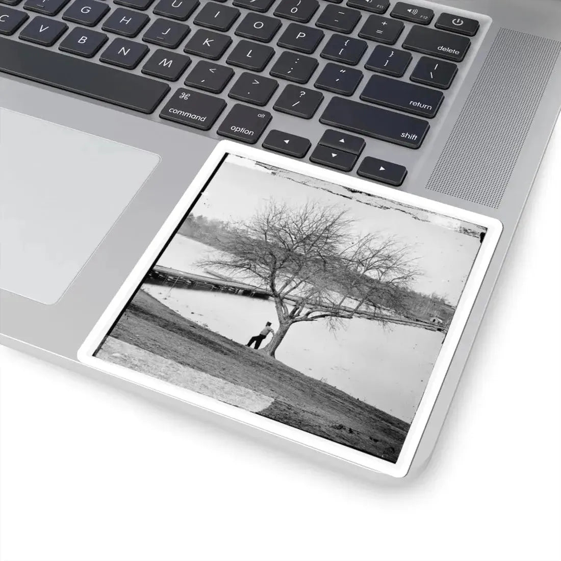 Pontoon Bridge Across the James River (U.S. Civil War) STICKER Vinyl Kiss-Cut Decal - The Sticker Space