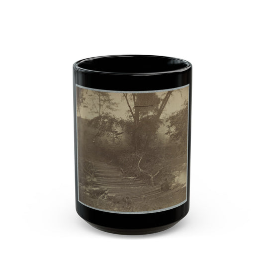 Pontoon Bridge (U.S. Civil War) Black Coffee Mug
