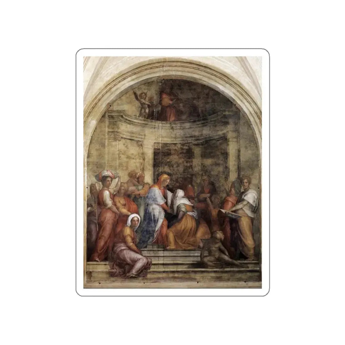 PONTORMO, Jacopo - Visitation 3 (Artwork) STICKER Vinyl Die-Cut Decal - The Sticker Space