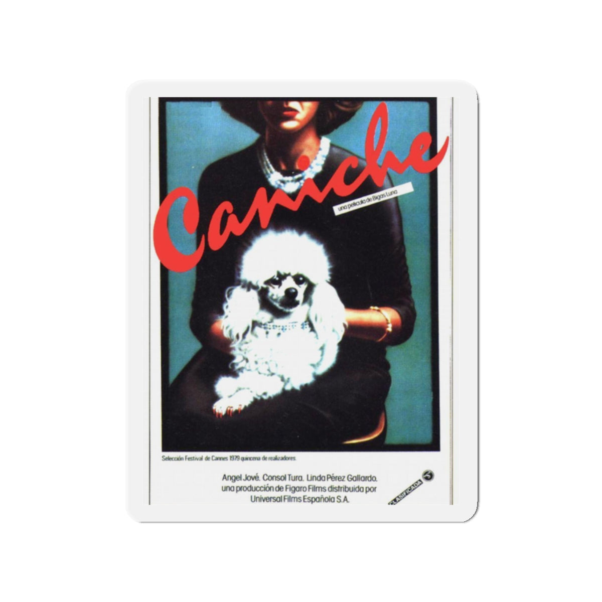 POODLE 1979 Movie Poster - Refrigerator Magnet-2" x 2"-The Sticker Space