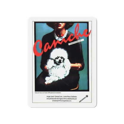 POODLE 1979 Movie Poster - Refrigerator Magnet 3 Inch Die-Cut - The Sticker Space