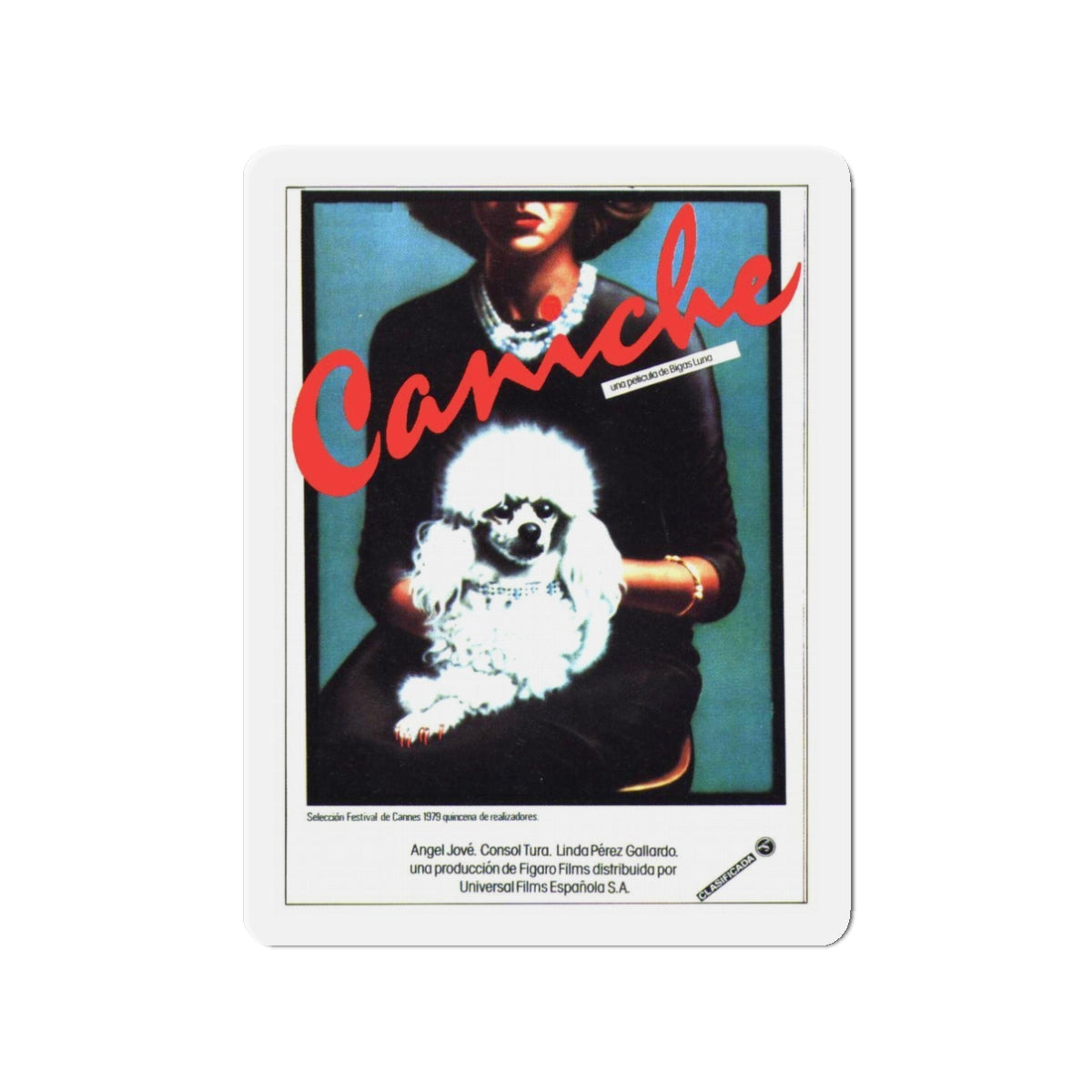 POODLE 1979 Movie Poster - Refrigerator Magnet-3" x 3"-The Sticker Space