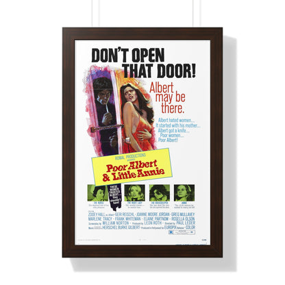 POOR ALBERT AND LITTLE ANNIE (I DISMEMBER MAMA) 1972 - Framed Movie Poster-16″ x 24″-The Sticker Space