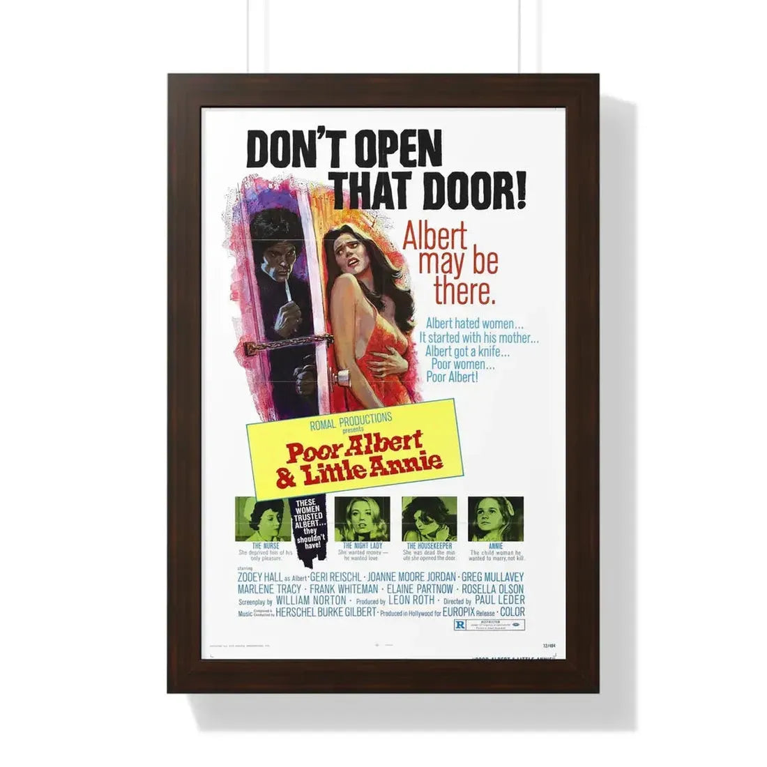 POOR ALBERT AND LITTLE ANNIE (I DISMEMBER MAMA) 1972 - Framed Movie Poster - The Sticker Space