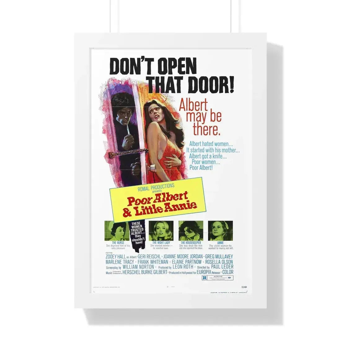 POOR ALBERT AND LITTLE ANNIE (I DISMEMBER MAMA) 1972 - Framed Movie Poster - The Sticker Space