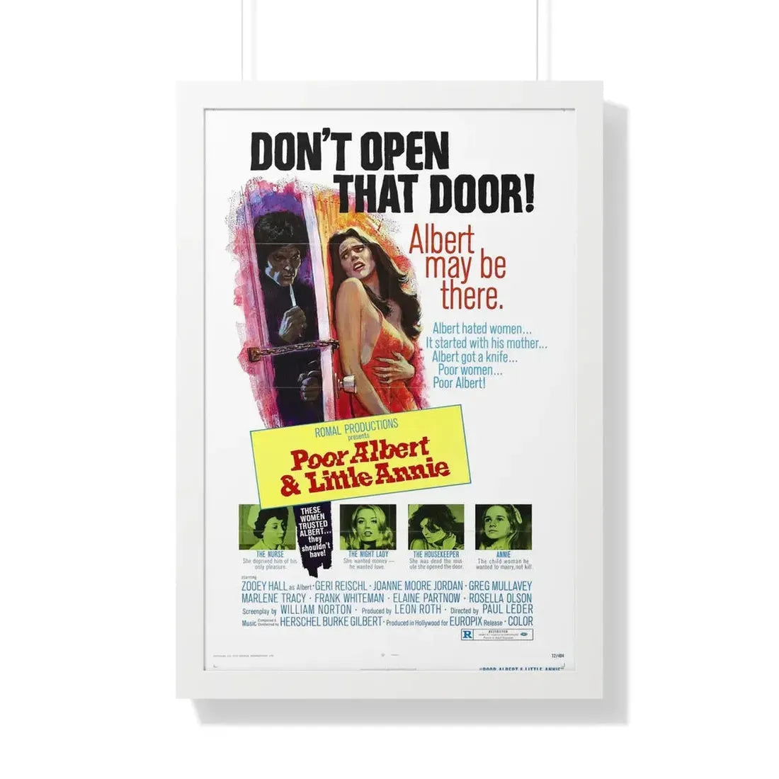 POOR ALBERT AND LITTLE ANNIE (I DISMEMBER MAMA) 1972 - Framed Movie Poster - The Sticker Space