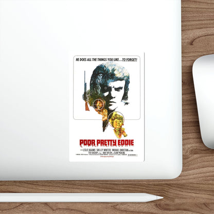 POOR PRETTY EDDIE 1975 Movie Poster STICKER Vinyl Die-Cut Decal-The Sticker Space