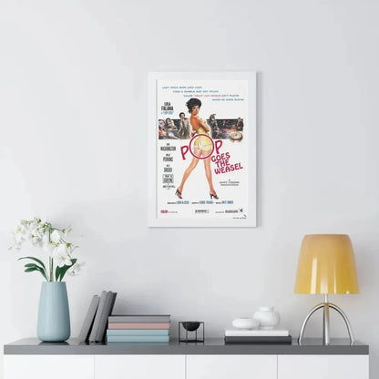 POP GOES THE WEASEL 1975 - Framed Movie Poster - The Sticker Space
