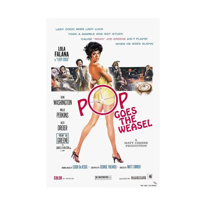 POP GOES THE WEASEL 1975 - Paper Movie Poster - The Sticker Space